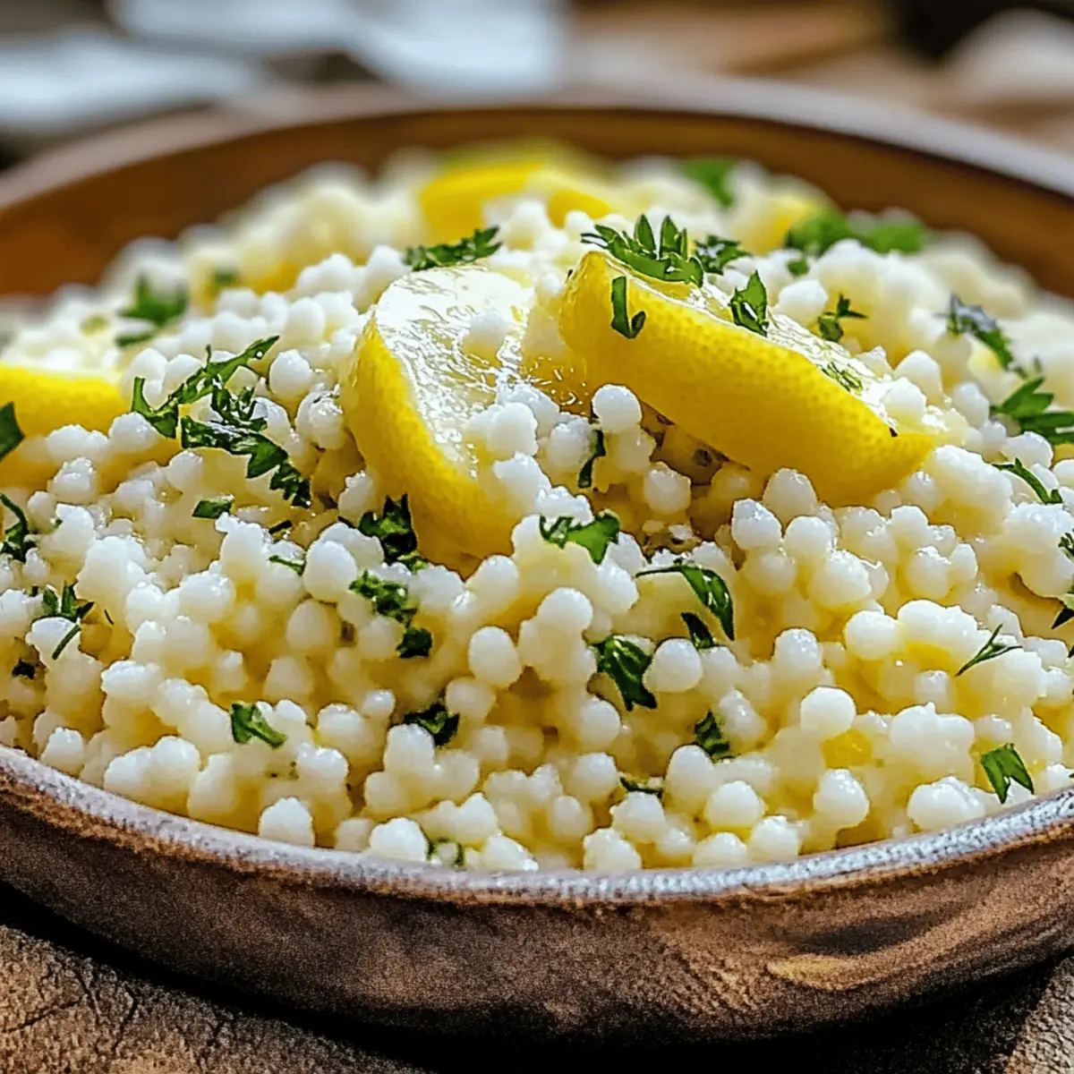 Lemon Parmesan Couscous grzvdy