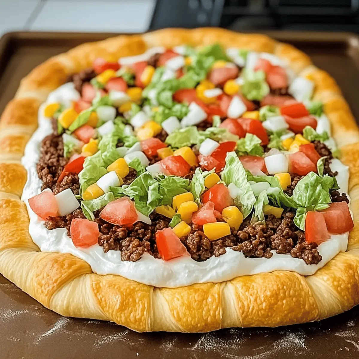 Taco Pizza: Quick, Cheesy Delight for Taco Lovers 2 Taco Pizza twu9cs