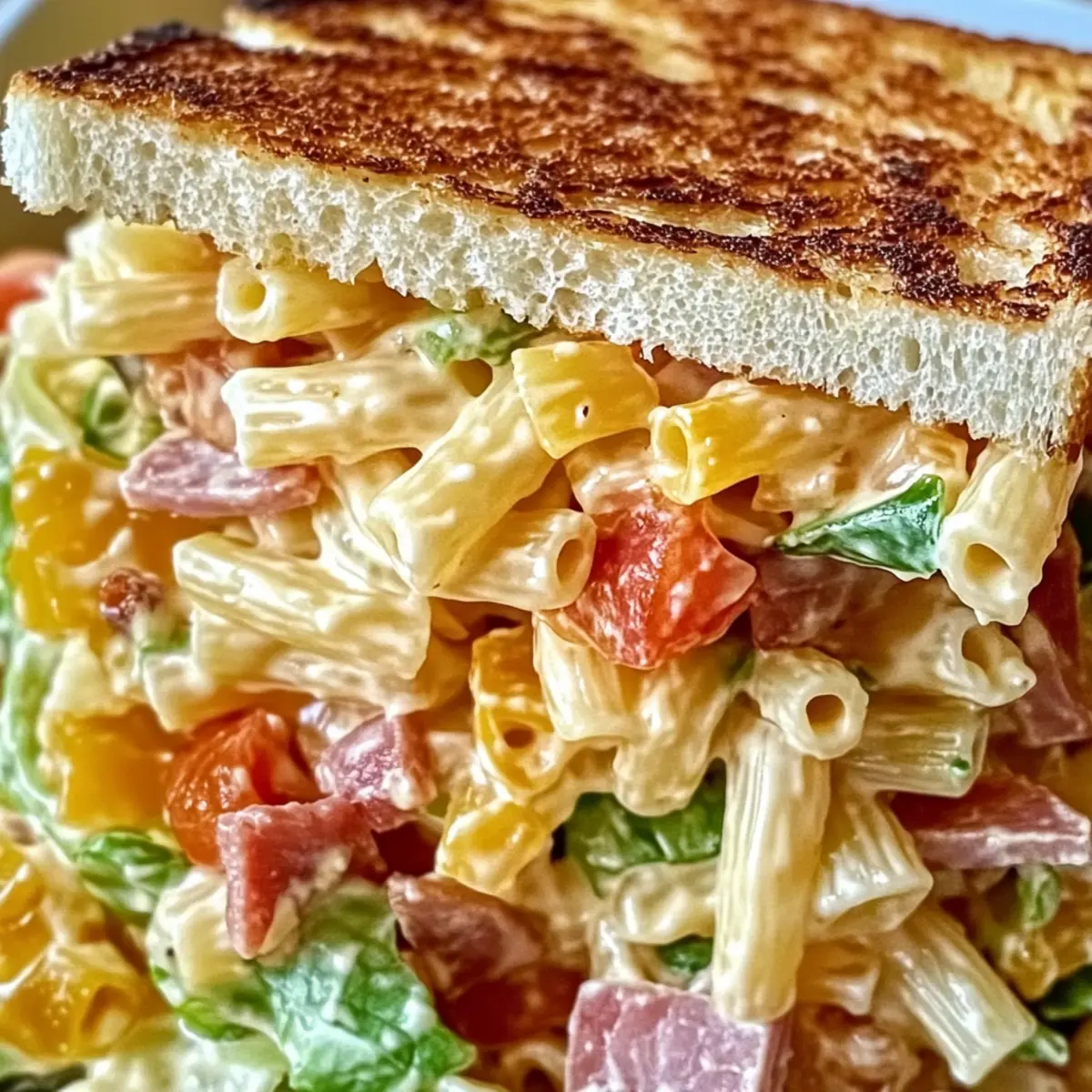 Delicious Club Sandwich Pasta Salad: A Creamy Twist on Classic 3 39680d81 b03d 4791 93d4 de9d61899420br bjmztt