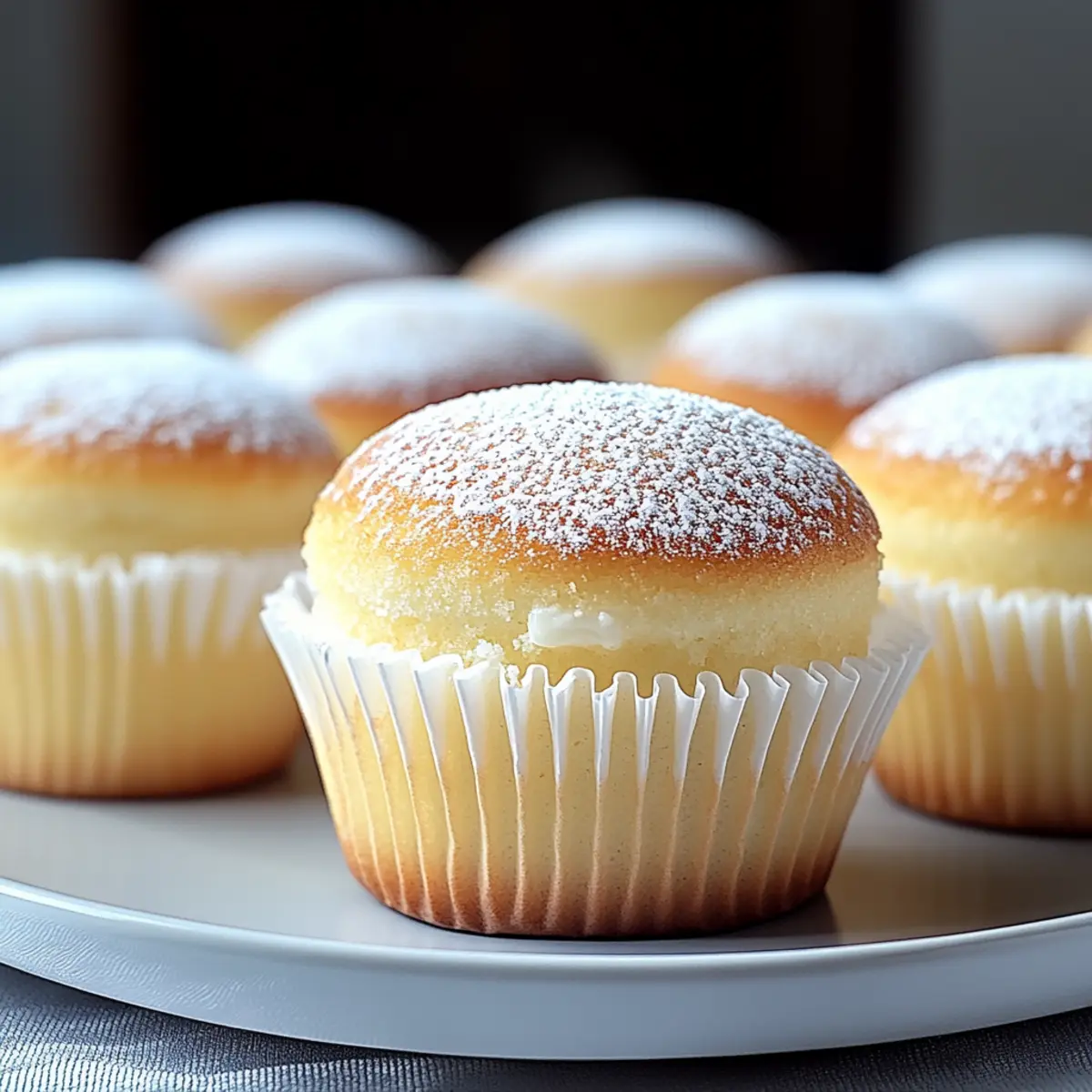 Japanese Cotton Cheesecake Cupcakes