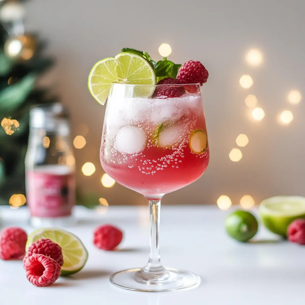 Raspberry Lime Fizz