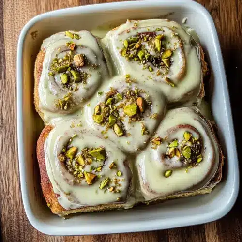 Pistachio Cream Cinnamon Rolls