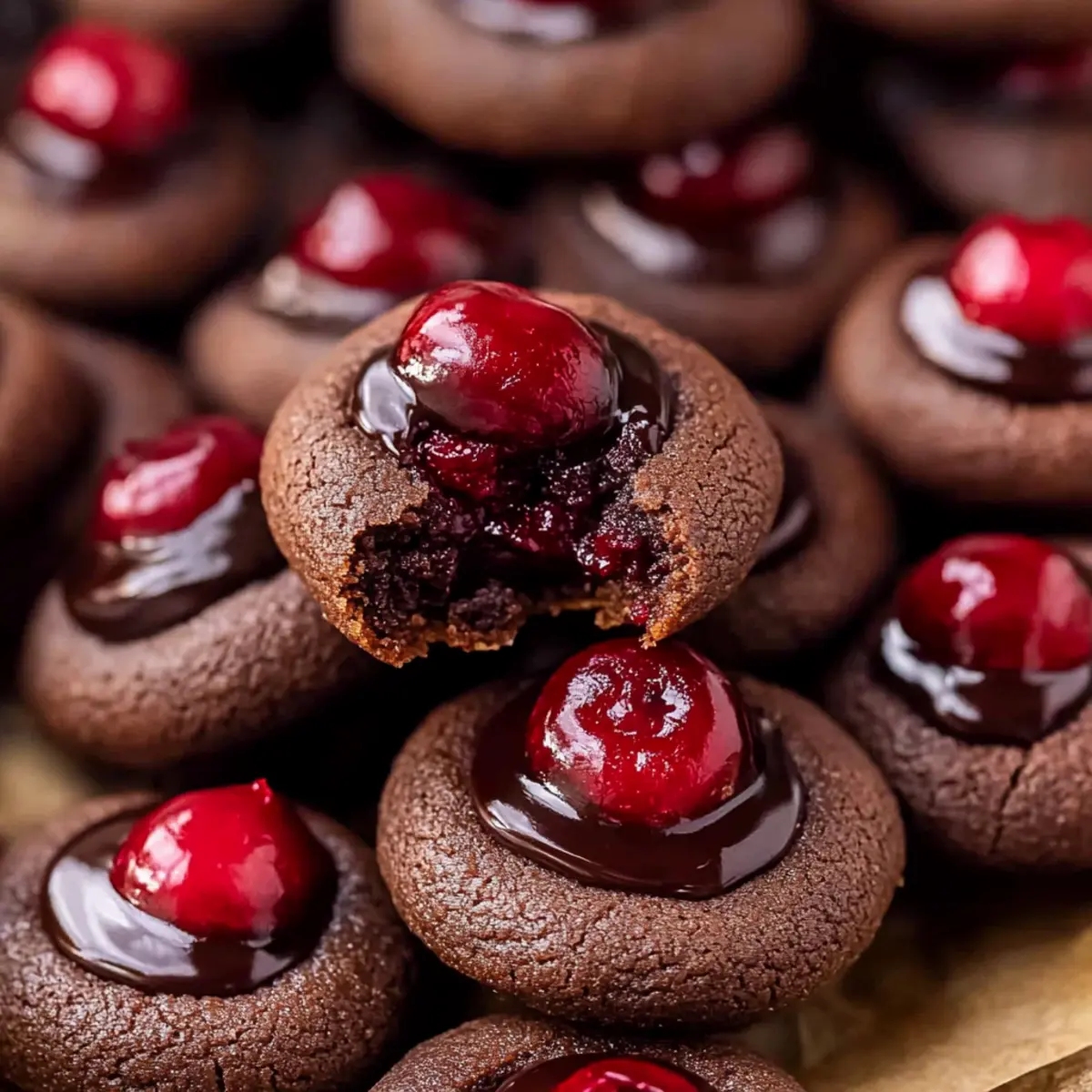Chocolate Cherry Cookies