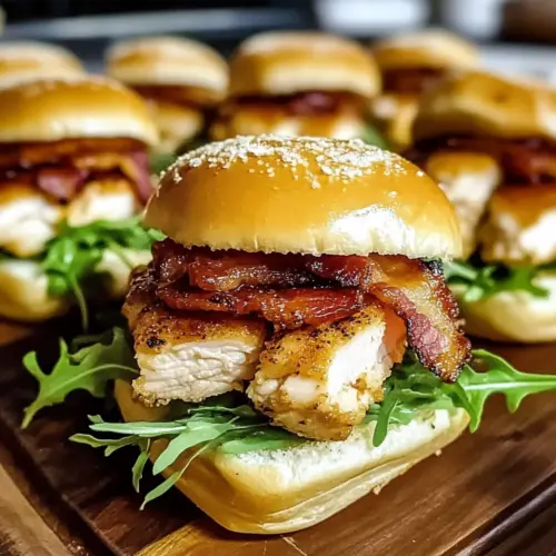 Maple Chicken Bacon Sliders: Sweetness Meets Savory Bliss 13 Maple Chicken Bacon Sliders