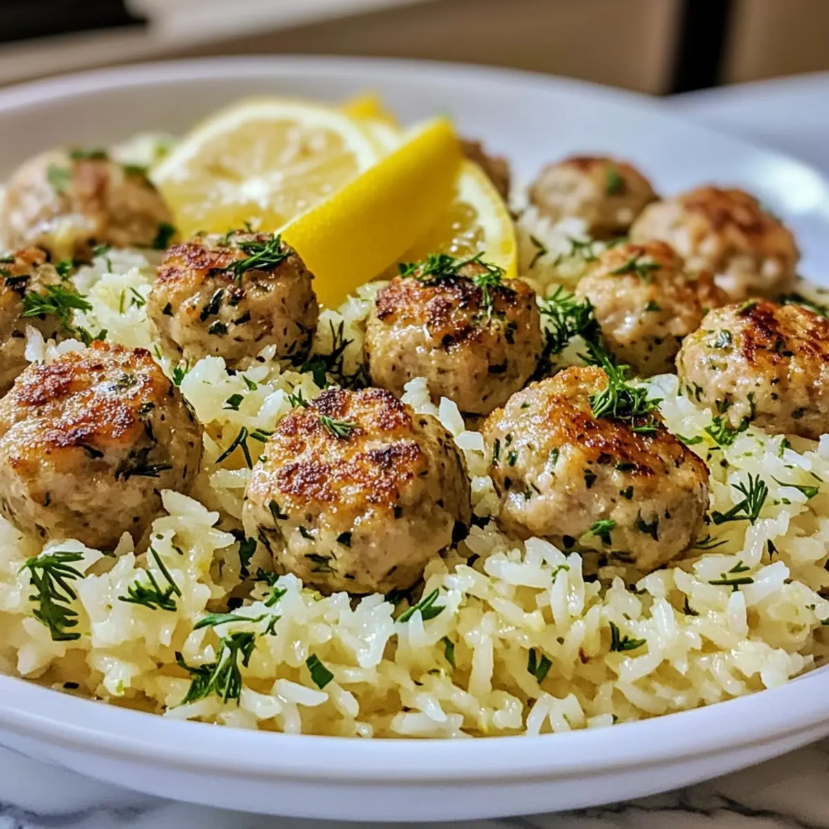 Greek Turkey Meatballs with Zesty Herb Rice for Family Fun 1 c11bb240 5dab 4fa1 84d8 e927675c25c5tr egbkhr