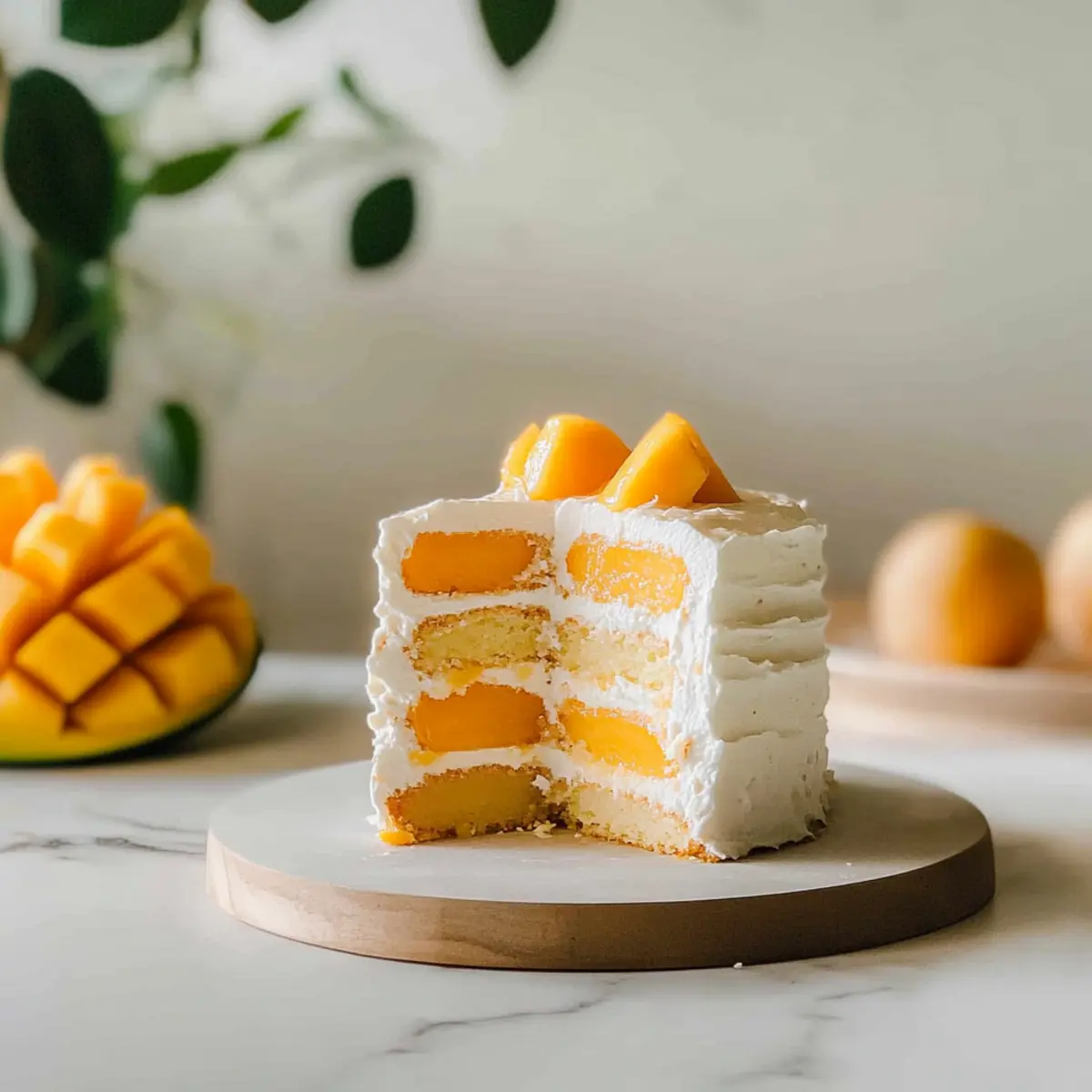 Mini Mango Yuzu Chantilly Cake: Your New Tropical Obsession 4 Mini Mango Yuzu Chantilly Cake