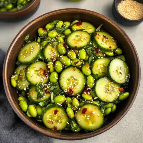 Cucumber Edamame Salad