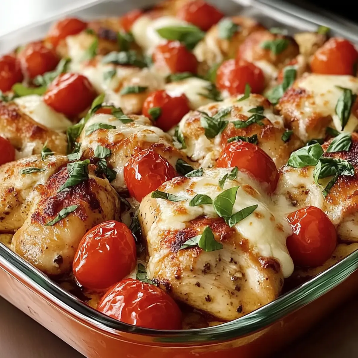 Bruschetta Chicken Bake