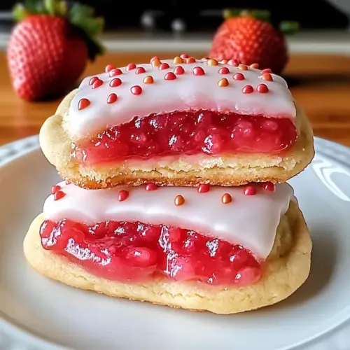 Strawberry Pop Tart Sugar Cookies for Sweet Nostalgic Moments 2 Strawberry Pop Tart Sugar Cookies