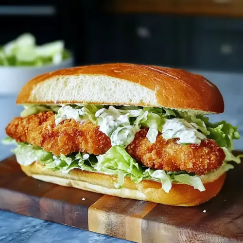 Crispy Chicken Caesar Sandwich Made Easy for Home Chefs 2 Crispy Chicken Caesar Sandwich