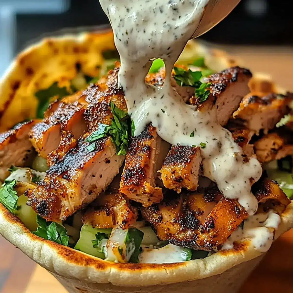 Chicken Shawarma with Garlic Sauce Recipe