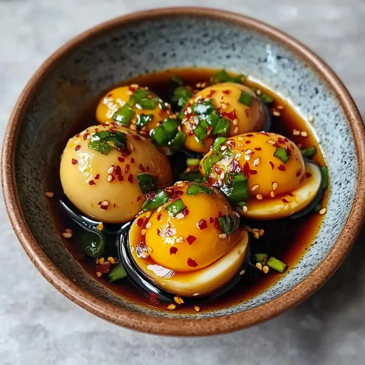 Korean Soy Marinated Eggs