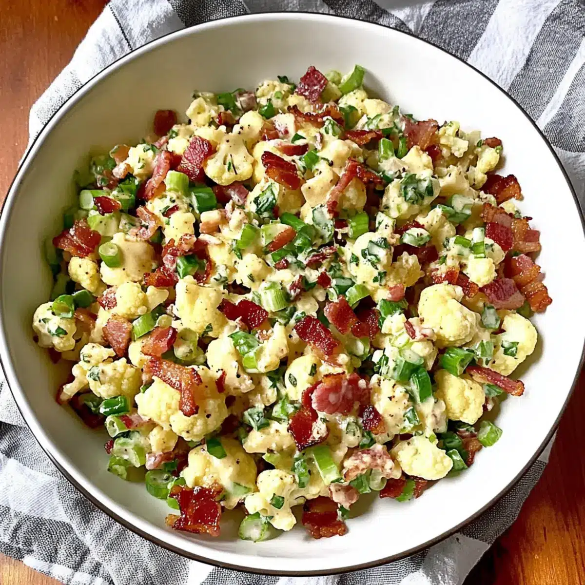 BLT Cauliflower Salad