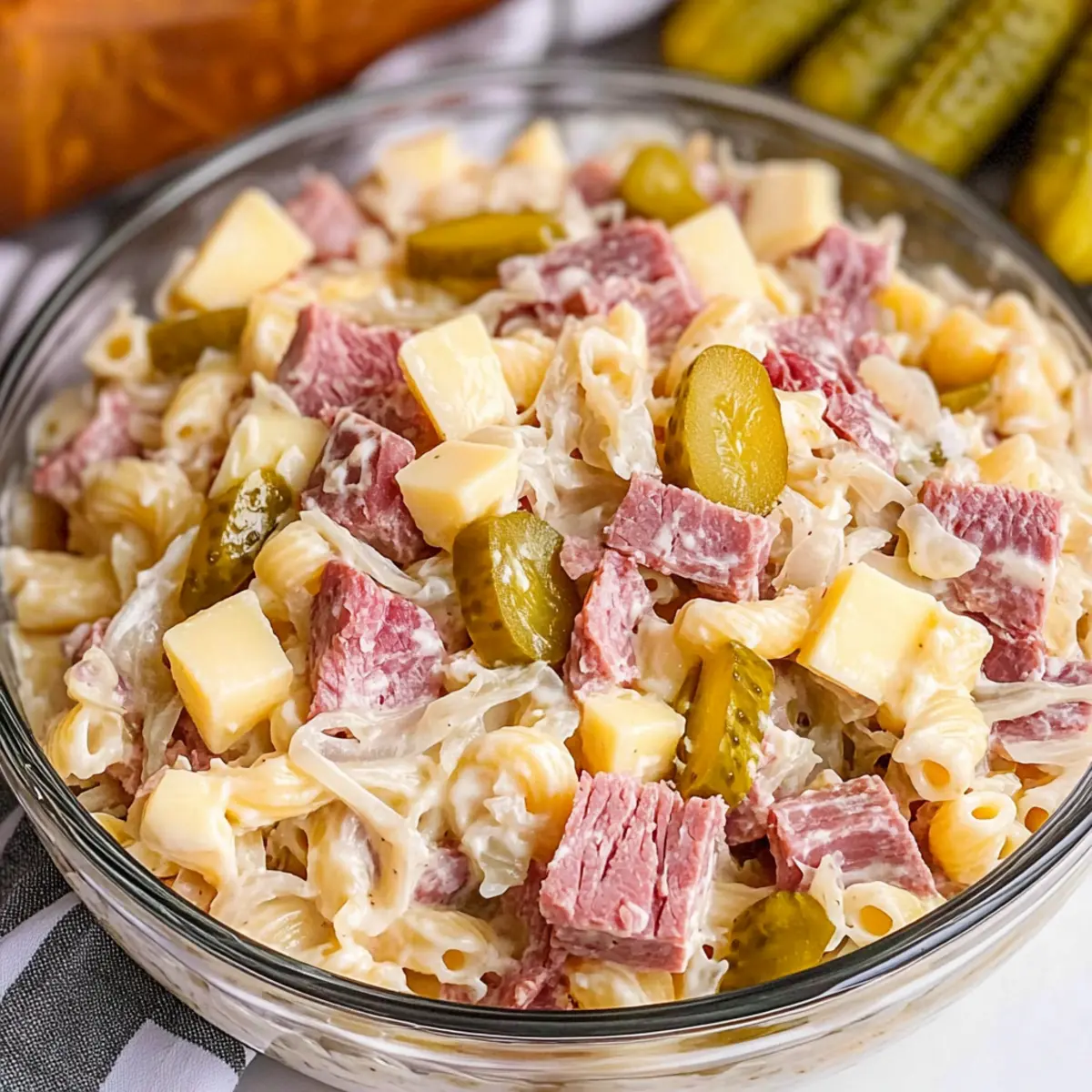 Reuben Pasta Salad: A Creamy Twist on a Classic Favorite 2 57b7fd1f 0e8f 4336 96a2 8580b95cc955bl vmva7r