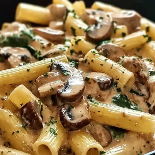 Creamy Tuscan Mushroom Pasta