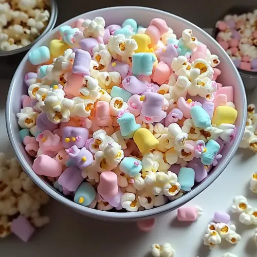 Unicorn Marshmallow Popcorn