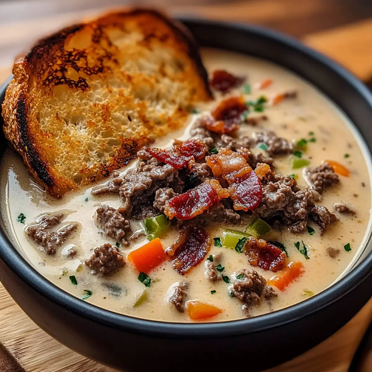 Philly Cheesesteak Soup with Bacon and Cheesy Toast Delight 1 96648168 5099 4e66 b088 92ea64041072tr qhkgil