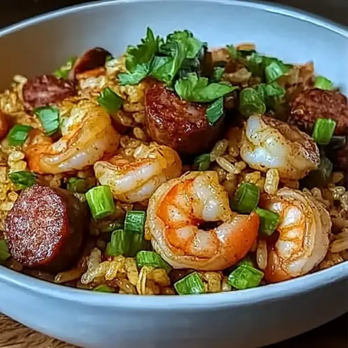 Spicy Shrimp and Sausage: A Flavor-Packed Southern Delight 4 Spicy Shrimp and Sausage