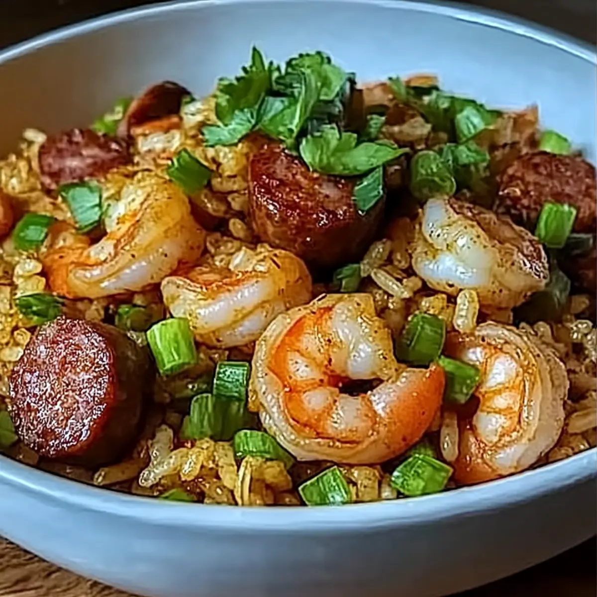 Spicy Shrimp and Sausage