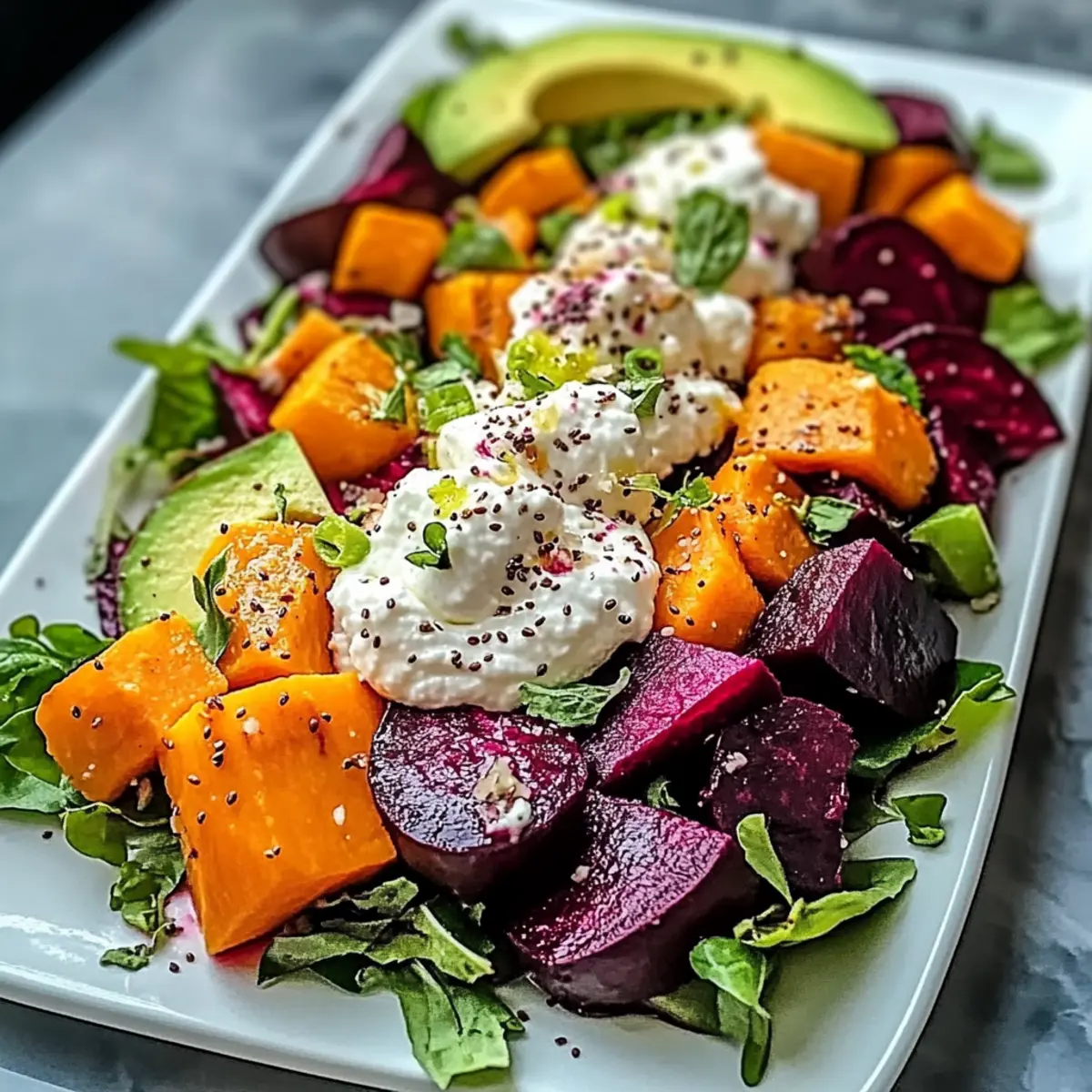 Roasted Beet, Sweet Potato & Avocado Salad That Nurtures You 2 b0e748ab 9149 4425 89a3 ed7c91779900bl oztzph
