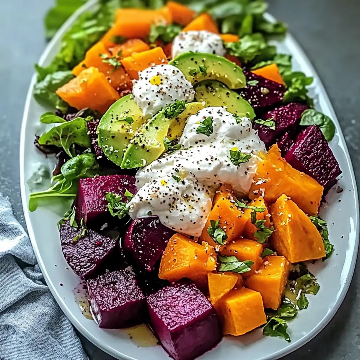 Roasted Beet, Sweet Potato & Avocado Salad That Nurtures You 1 b0e748ab 9149 4425 89a3 ed7c91779900tr b6iriv