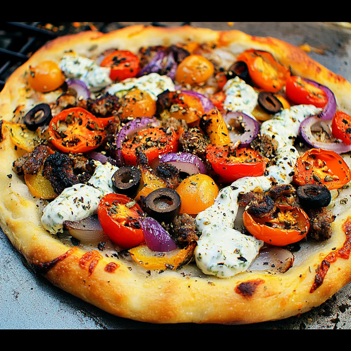 Gyro Pizza with Tzatziki Drizzle: A Homemade Flavor Adventure 3 b8c62c1d e78b 43da a2f6 4ed226e151b3br nzr9z6