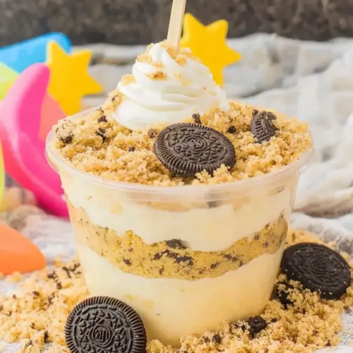 Golden Oreo Sand Pudding: A Fun No-Bake Summer Treat 3 Golden Oreo Sand Pudding