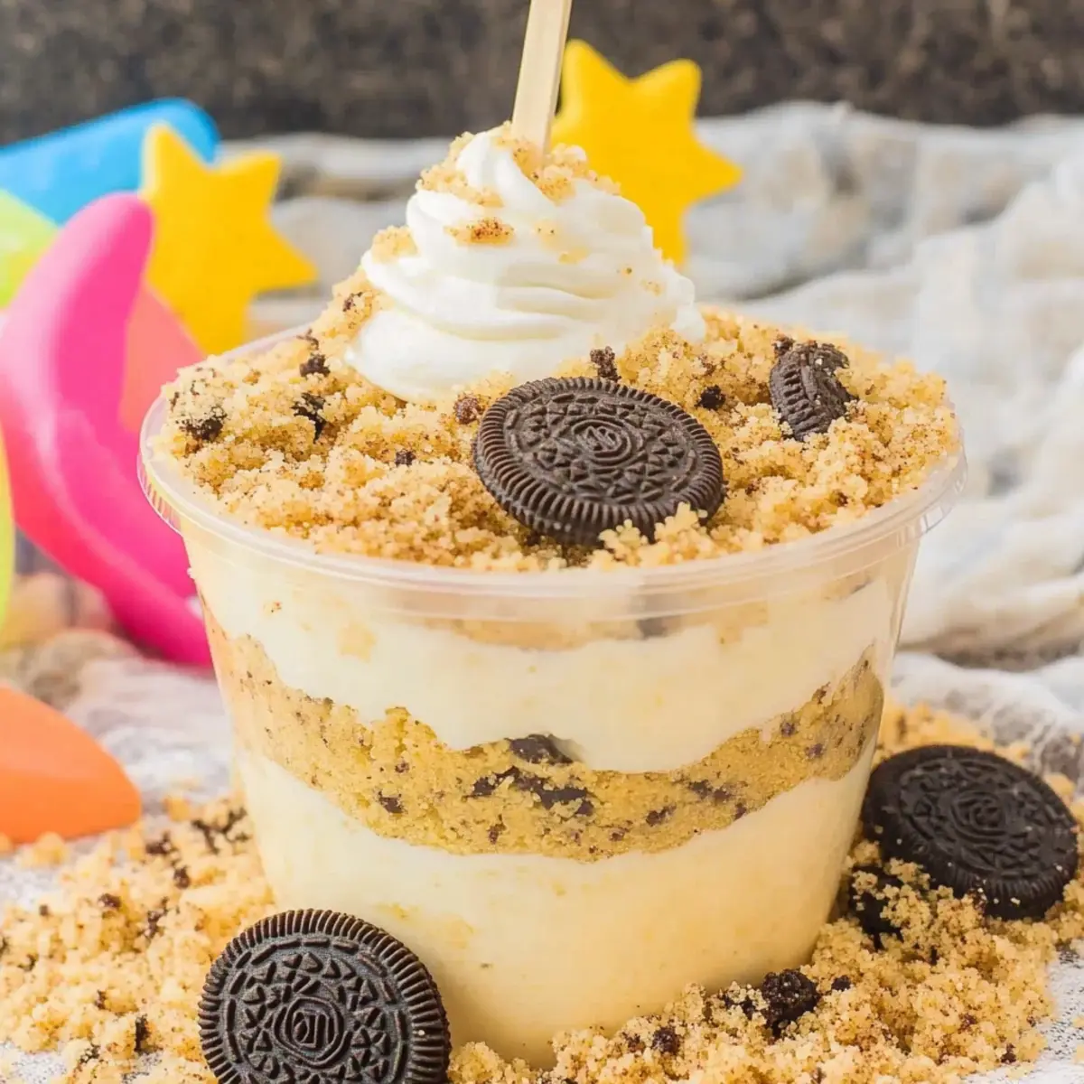 Golden Oreo Sand Pudding: A Fun No-Bake Summer Treat 4 Golden Oreo Sand Pudding