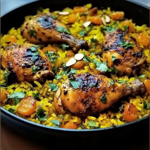 Moroccan Chicken & Rice