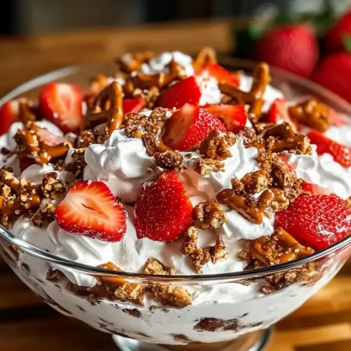 Savory-Sweet Strawberry Crackle Salad for Effortless Entertaining 2 Strawberry Crackle Salad