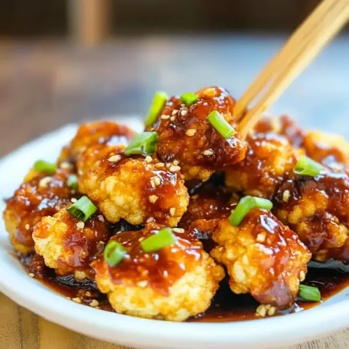 Baked Orange Cauliflower