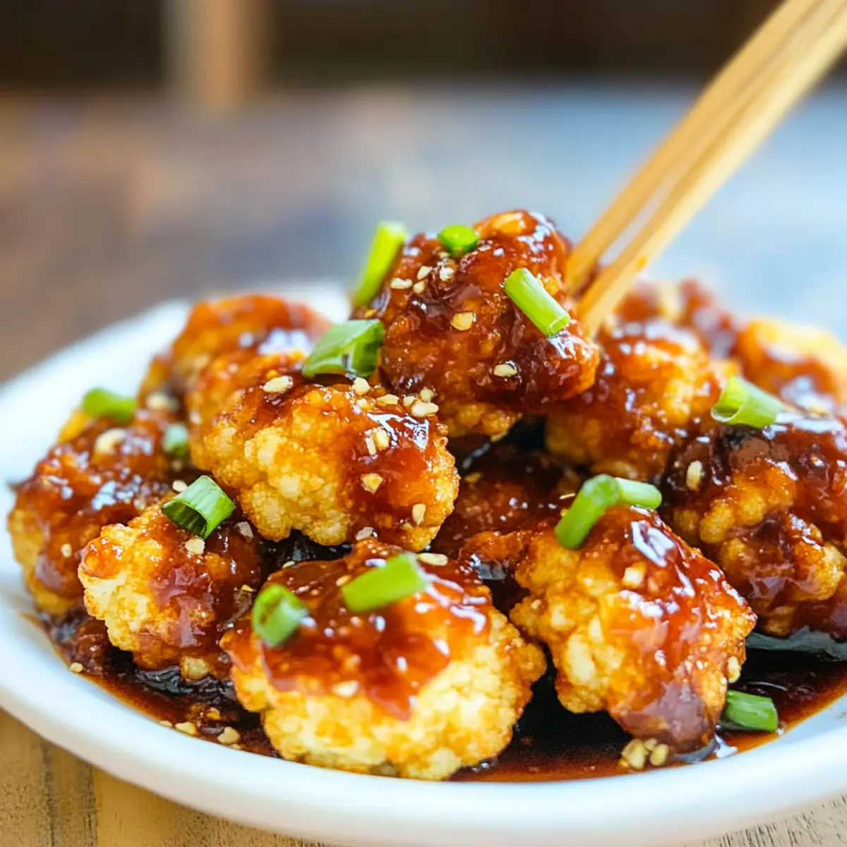 Baked Orange Cauliflower