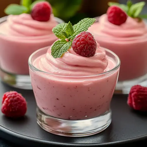 Fresh Raspberry Cloud Mousse