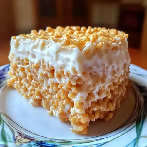 Rice Krispy Treat No-Bake Cheesecake: A Fun, Sweet Delight 2 Rice Krispy Treat No-Bake Cheesecake 🍚
