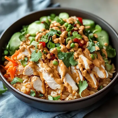 Chicken Crispy Rice Salad