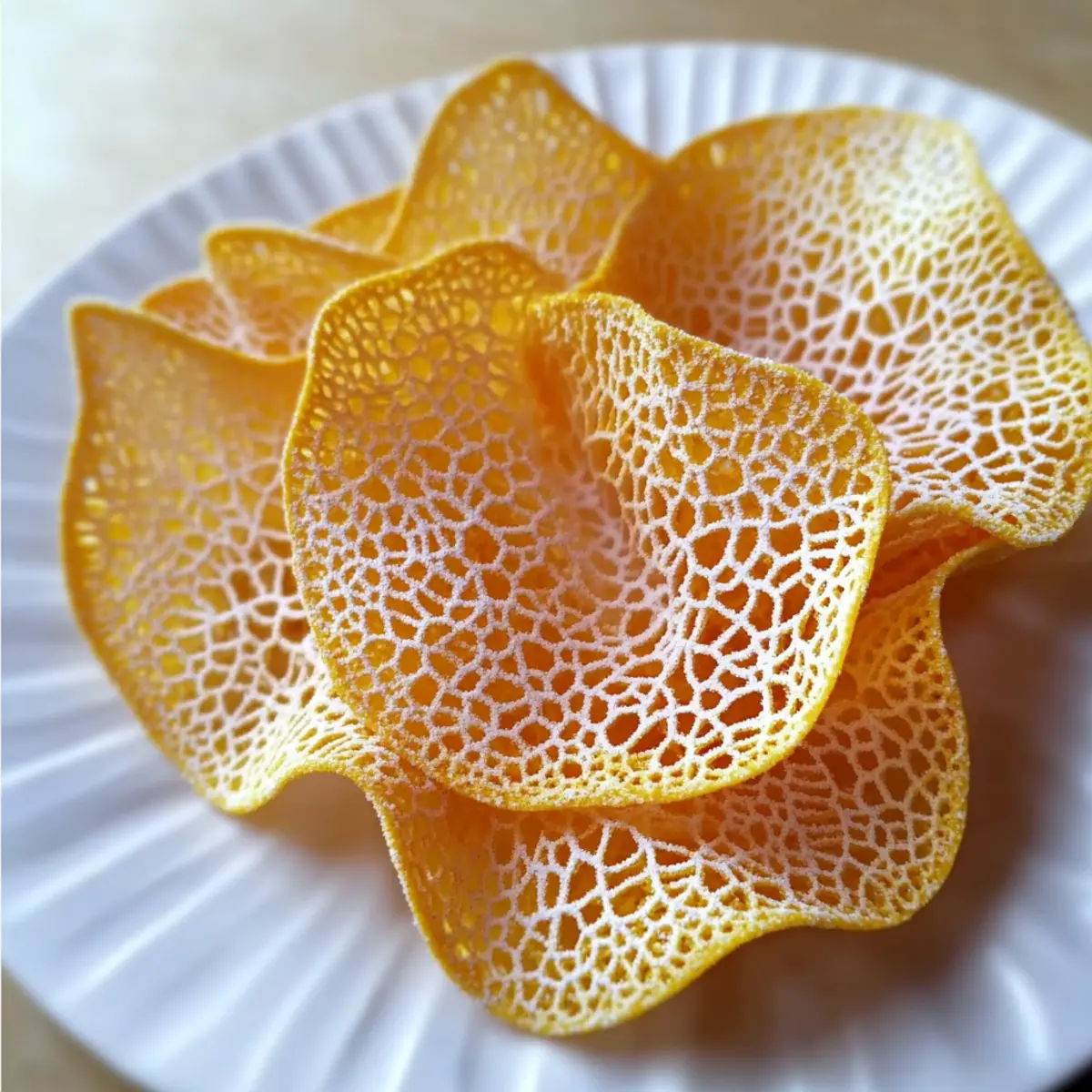 Crispy Orange Lace Cookies