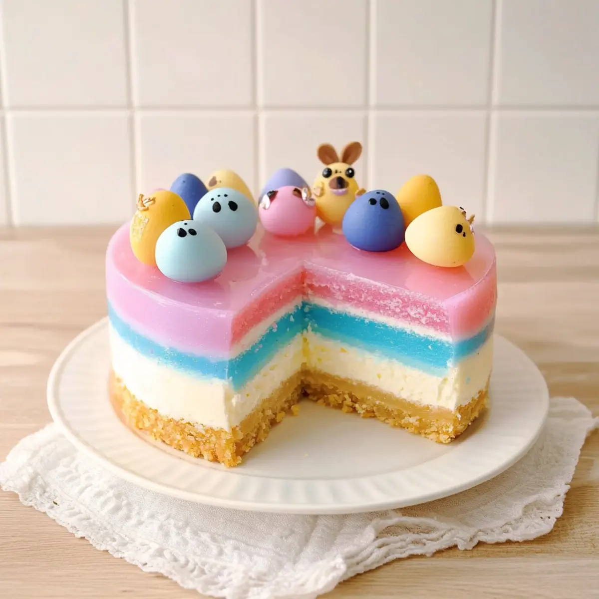 Easter JELLO Cheesecake