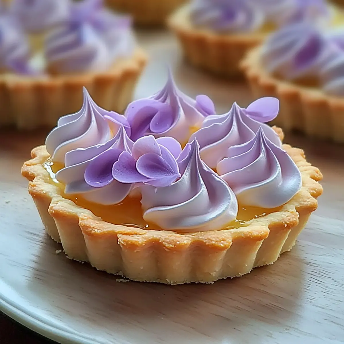 Mini Lemon Tart with Lilac Meringue for a Spring Delight 3 59748e97 c923 4e45 9f62