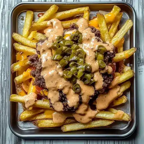 Hearty Smash Burger Fries