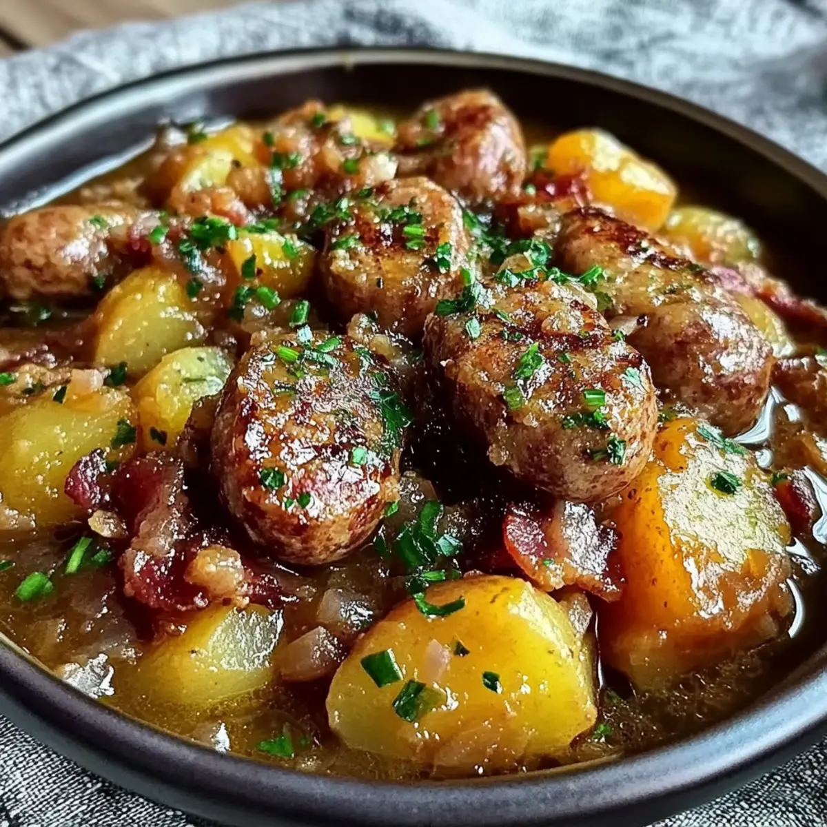 Cozy Coddle Sausage and Bacon Stew Recipe for Comforting Nights 3 71feee77 9160 4b9e 98de b4a96319a823br mq5nhy