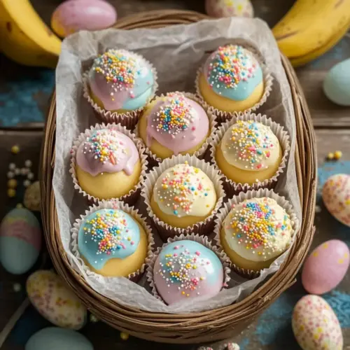 Banana Pudding Easter Truffles