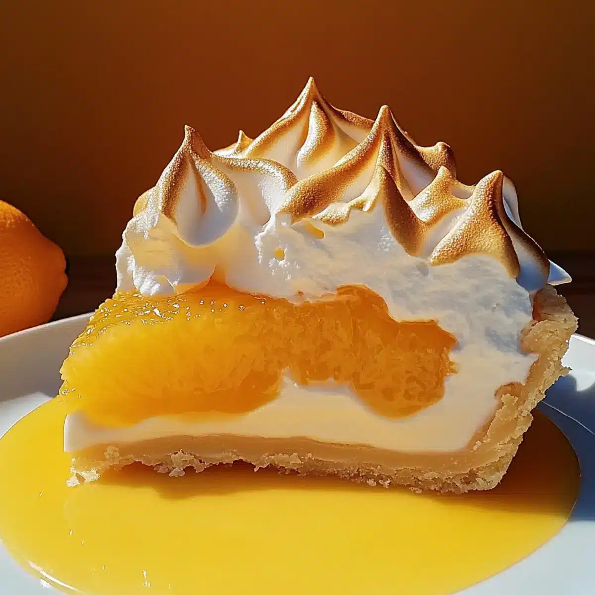 Zesty Orange Meringue Pie