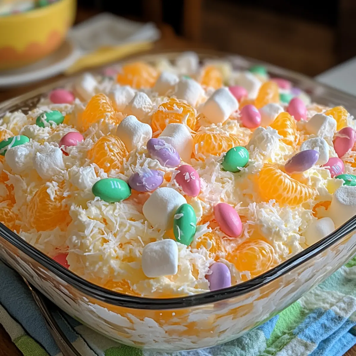Creamy Easter Fluff Salad That'll Brighten Your Spring Table 1 7f00e7a5 03ac 4a68 b83a 1fbcfeff54catr qfmf9f