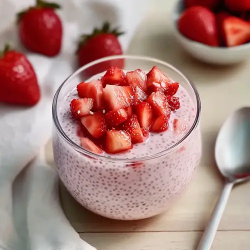 Strawberry Cheesecake Chia Seed Pudding for a Guilt-Free Treat 16 Strawberry Cheesecake Chia Seed Pudding
