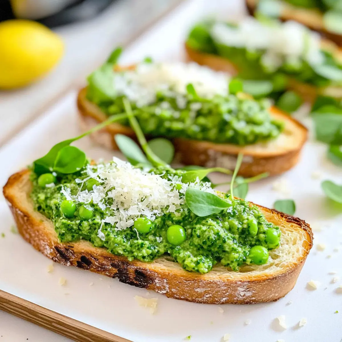 Fresh Pea Bruschetta: A Delightful Spring Appetizer 3 b85c87ab 996d 4b6e bc32