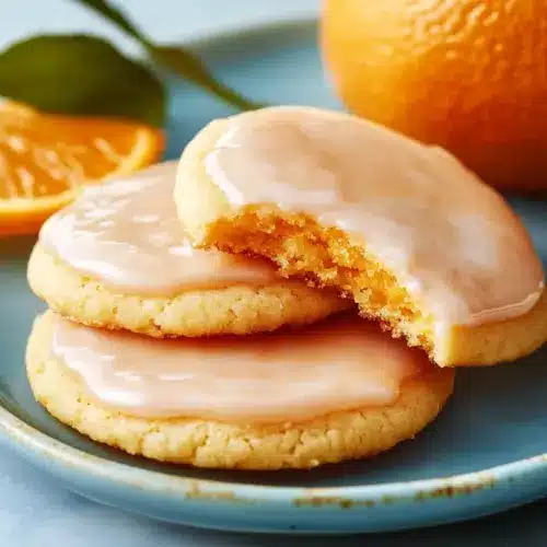 Perfectly Soft Orange Sugar Cookies