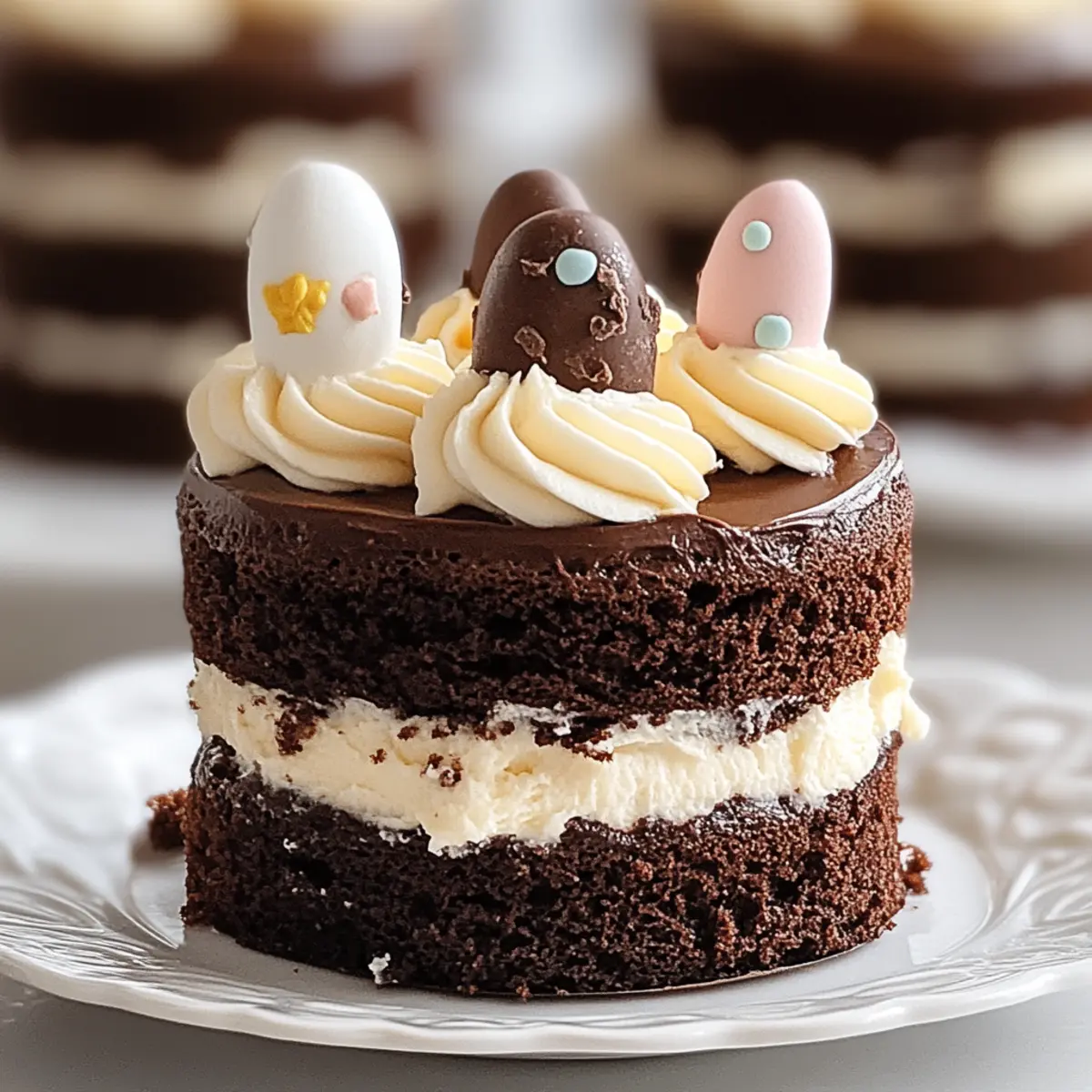 Mini Easter Layer Cakes That Will Wow Your Spring Gathering 4 Mini Easter Layer Cakes