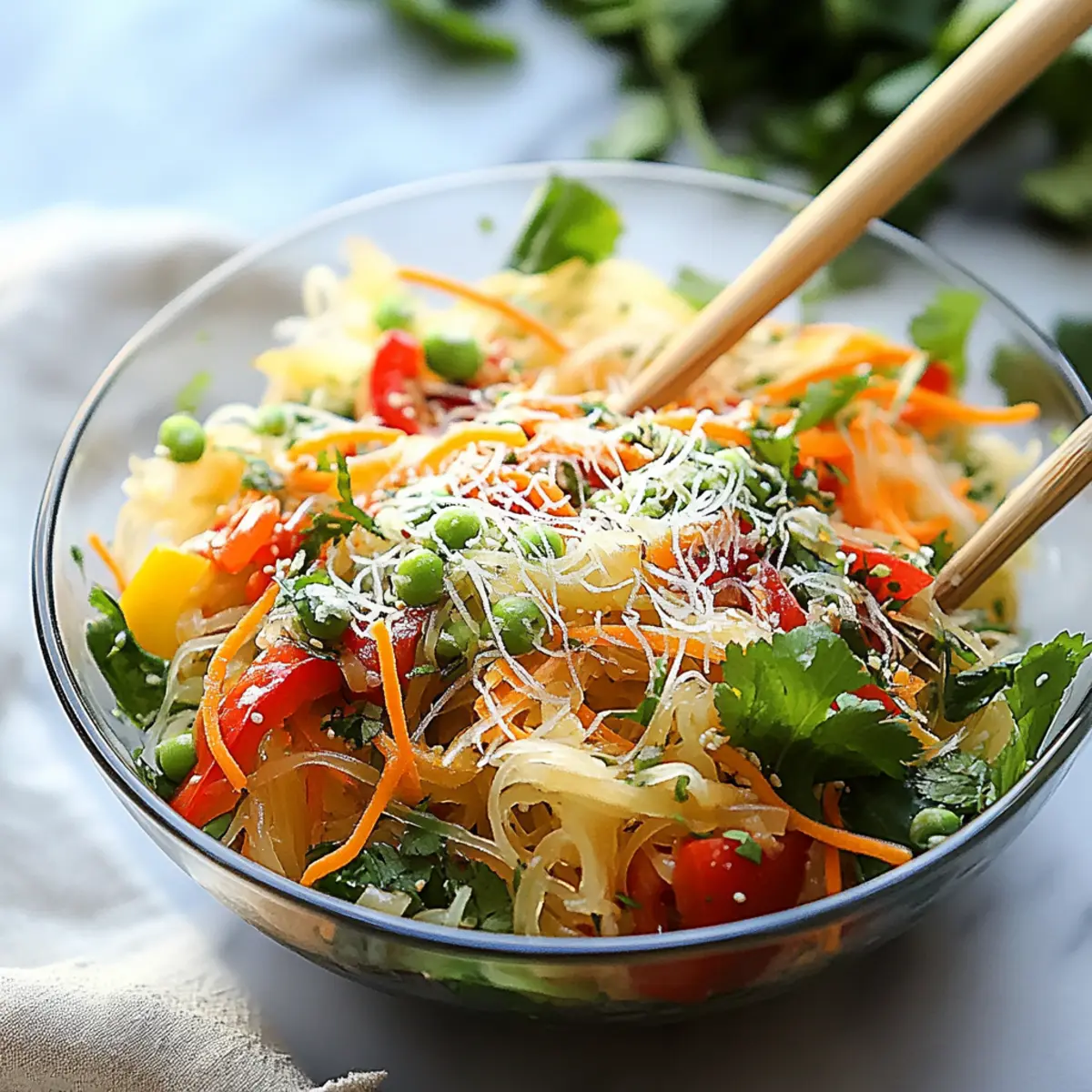 Vibrant Spring Roll Salad with Spicy Ginger Dressing Delight 4 Spring Roll Salad with Spicy Ginger Dressing