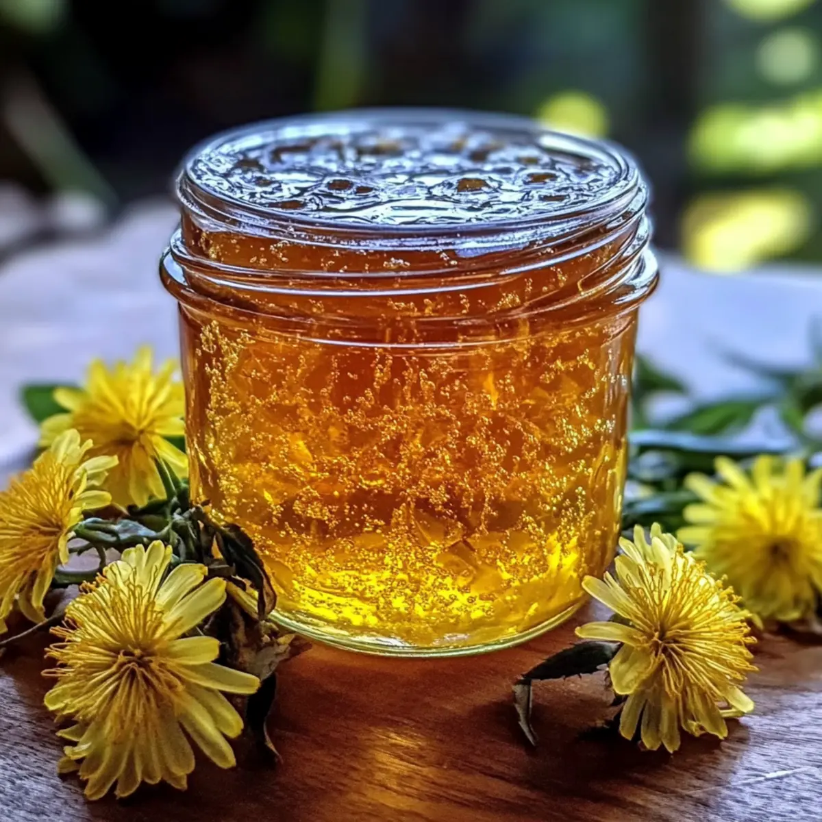 Delightful Homemade Dandelion Jelly for Sweet Spring Memories 1 e606bacb 1487 4d68 94d7 b2625dd12774tr i1imep