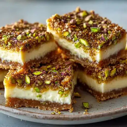 Decadent Greek Honey Pistachio Cheesecake Bars to Savor 2 Greek Honey Pistachio Cheesecake Bars